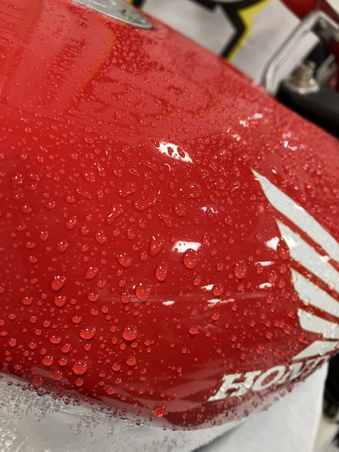 ホンダ NSR250 キーパーコーティング施工　効果